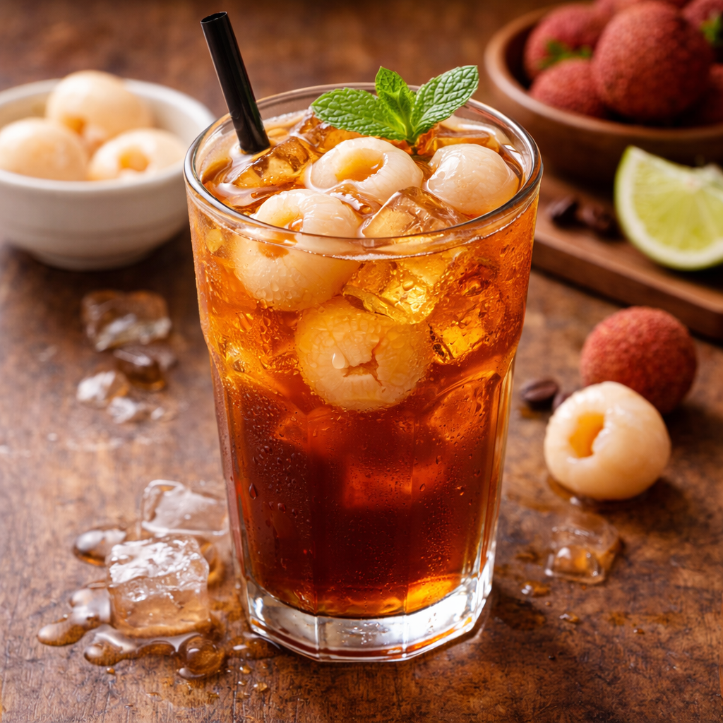 Ice lychee tea